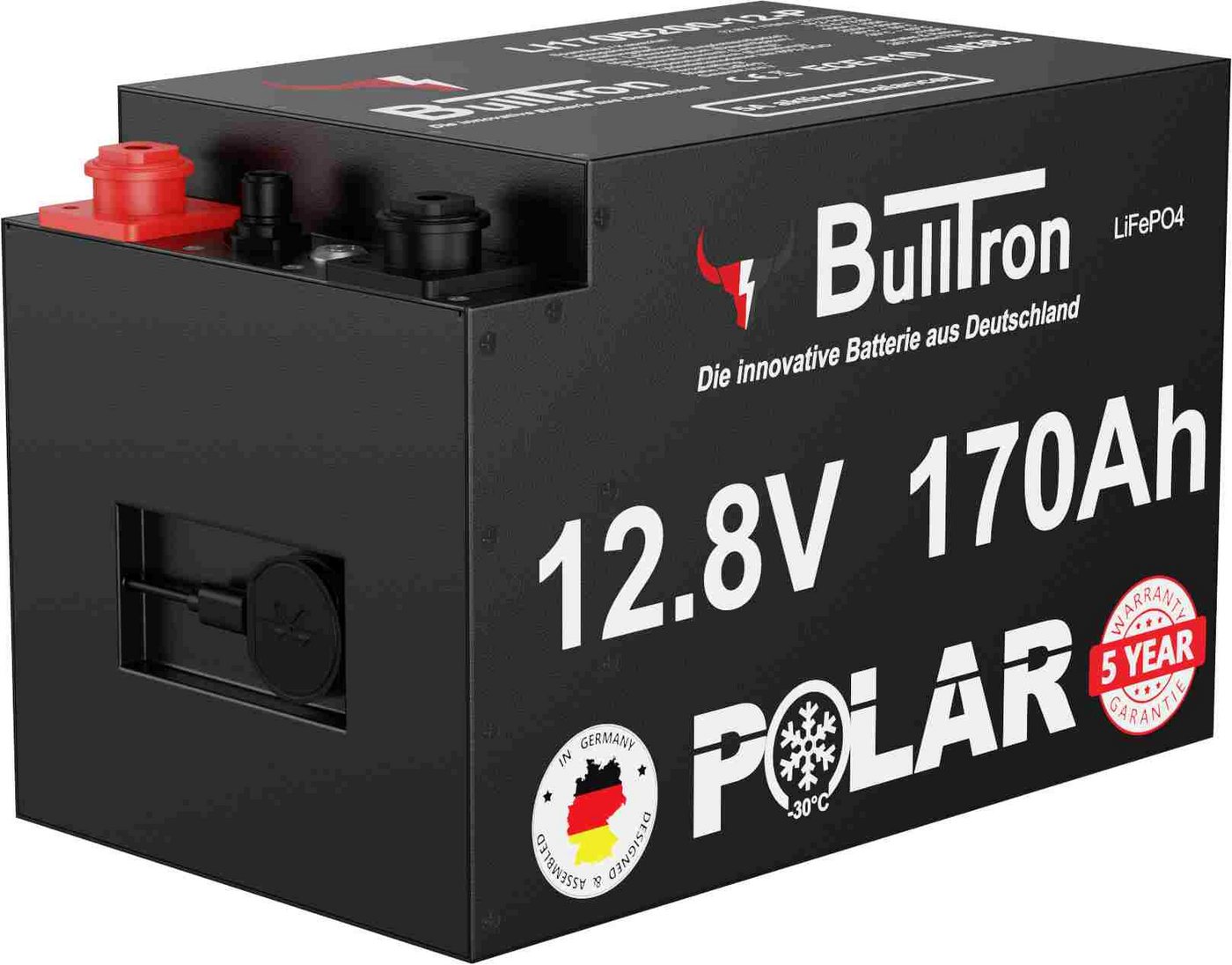 BullTron BullTron 170Ah Polar 12.8V Akku Smart BMS, Bluetooth App Heizung Batterie BullTron BullTron 170Ah Polar 12.8V Akku Smart BMS, Bluetooth App Heizung Batterie von BullTron