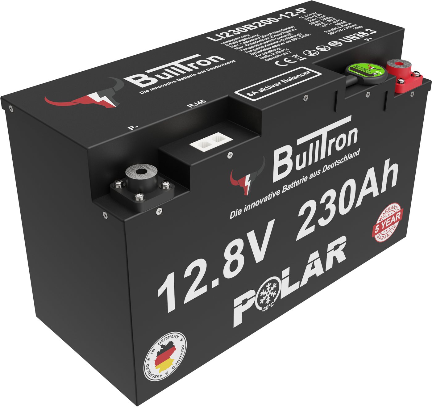 BullTron BullTron Polar 230Ah inkl. Smart BMS mit 200A Dauerstrom Bluetooth App Batterie BullTron BullTron Polar 230Ah inkl. Smart BMS mit 200A Dauerstrom Bluetooth App Batterie von BullTron