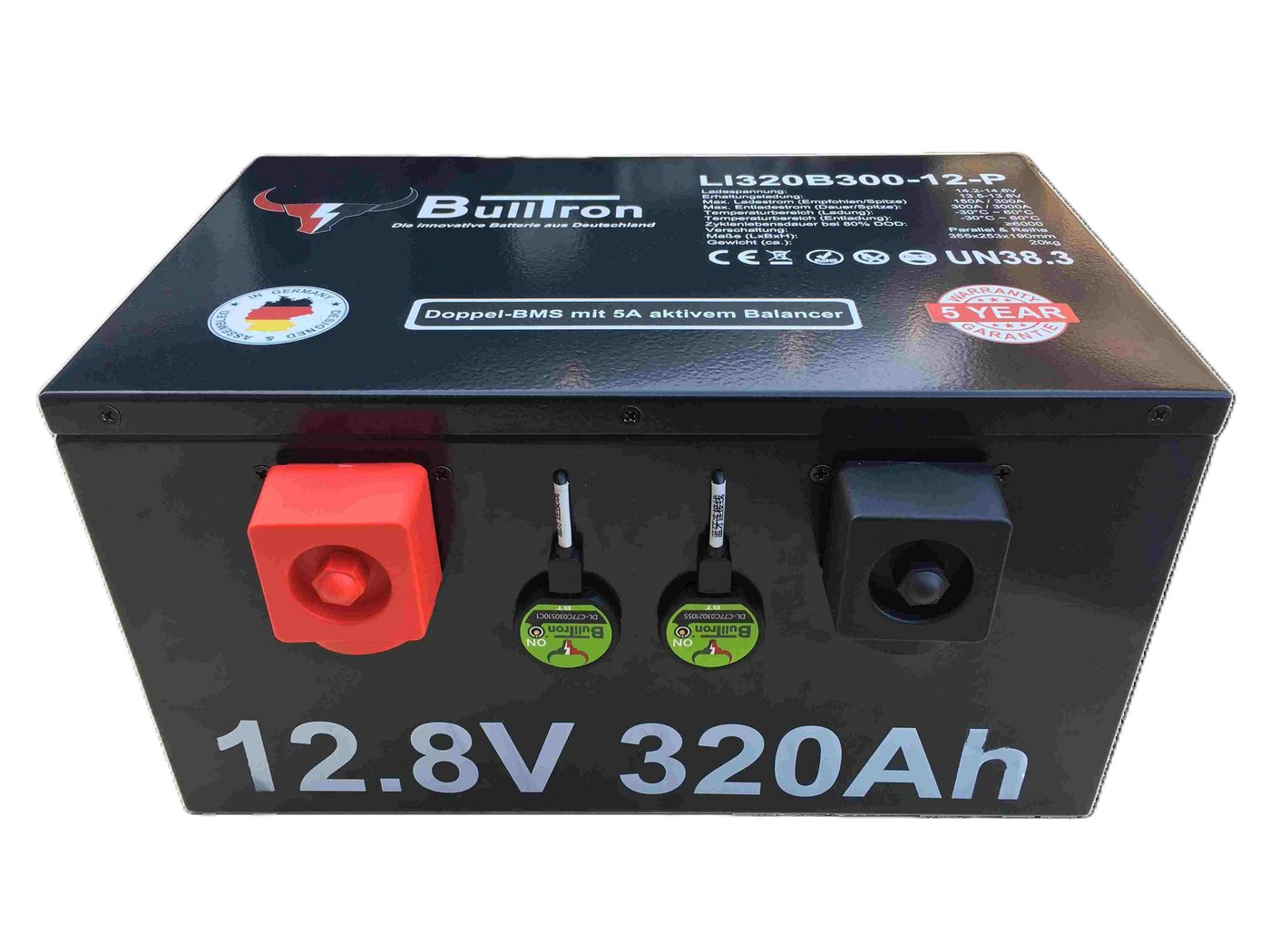BullTron BullTron Untersitz Polar 320Ah Smart BMS 300A Dauerstrom Bluetooth App Batterie BullTron BullTron Untersitz Polar 320Ah Smart BMS 300A Dauerstrom Bluetooth App Batterie von BullTron