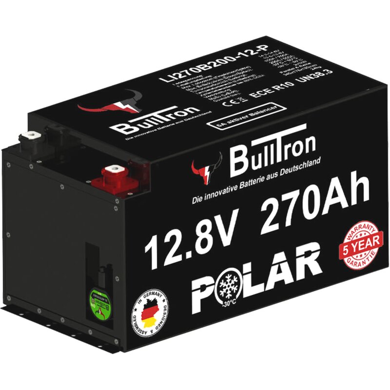 BullTron LI270B200-12-P 12,8V 270Ah Polar Smart BMS Bluetooth von BullTron