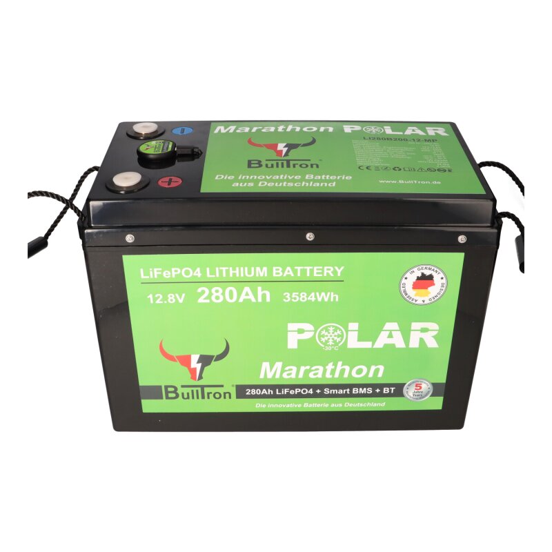 BullTron LiFePO4 12,8V 280Ah Smart BMS Bluetooth Marathon mit 0% MwSt nach §12 Abs. 3 UstG BullTron LiFePO4 12,8V 280Ah Smart BMS Bluetooth Marathon mit 0% MwSt nach §12 Abs. 3 UstG von BullTron