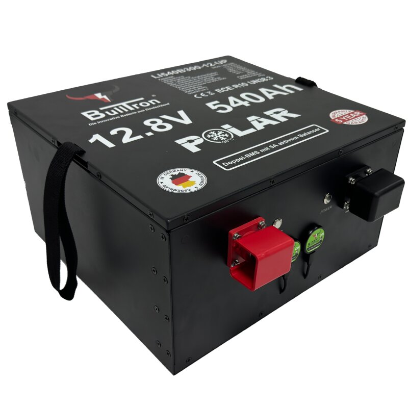 Bulltron LiFePO4 Akku 12,8V 540Ah Smart BMS mit Bluetooth Polar mit 0% MwSt nach §12 Abs. 3 UstG Bulltron LiFePO4 Akku 12,8V 540Ah Smart BMS mit Bluetooth Polar mit 0% MwSt nach §12 Abs. 3 UstG von BullTron