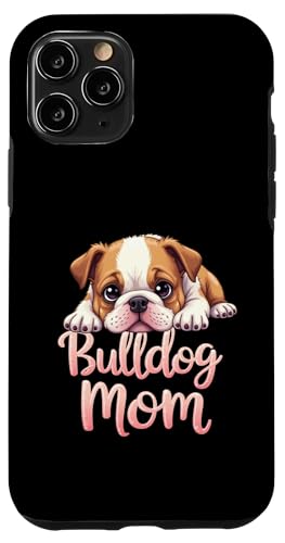 Englische Bulldogge, Mutter, Hund, Bulldogge, Mama, niedlicher Welpe Hülle für iPhone 11 Pro von Bulldog Fun Designs
