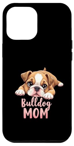 Englische Bulldogge, Mutter, Hund, Bulldogge, Mama, niedlicher Welpe Hülle für iPhone 12 Pro Max von Bulldog Fun Designs