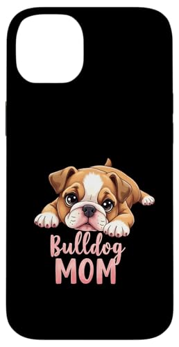 Englische Bulldogge, Mutter, Hund, Bulldogge, Mama, niedlicher Welpe Hülle für iPhone 14 Plus von Bulldog Fun Designs