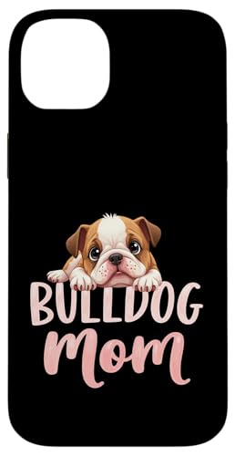 Englische Bulldogge, Mutter, Hund, Bulldogge, Mama, niedlicher Welpe Hülle für iPhone 14 Plus von Bulldog Fun Designs