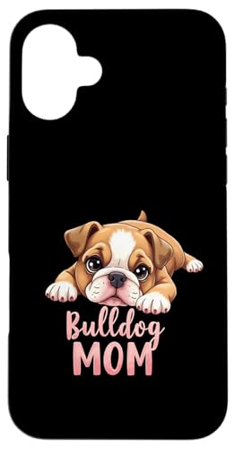 Englische Bulldogge, Mutter, Hund, Bulldogge, Mama, niedlicher Welpe Hülle für iPhone 16 Plus von Bulldog Fun Designs