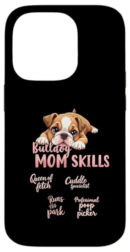 Lustiges englisches Bulldoggen-Zitat Hülle für iPhone 14 Pro von Bulldog Fun Designs