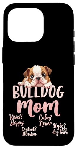 Lustiges englisches Bulldoggen-Zitat Hülle für iPhone 16 Pro von Bulldog Fun Designs
