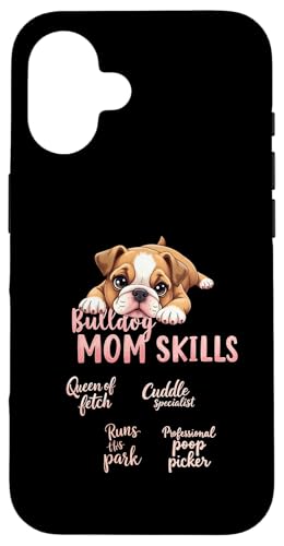 Lustiges englisches Bulldoggen-Zitat Hülle für iPhone 16 von Bulldog Fun Designs