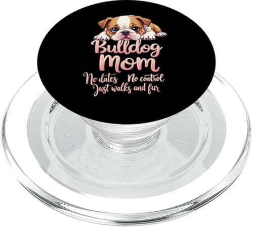 Lustiges englisches Bulldoggen-Zitat PopSockets PopGrip für MagSafe von Bulldog Fun Designs