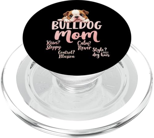Lustiges englisches Bulldoggen-Zitat PopSockets PopGrip für MagSafe von Bulldog Fun Designs