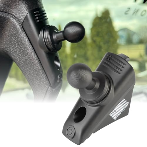 Bulletpoint Mounting Solutions A-Säule Gerätehalterung mit 20-mm-Kugel, kompatibel mit Jeep Wrangler JL 2018–2023 und Jeep Gladiator 2020–2023 von Bulletpoint