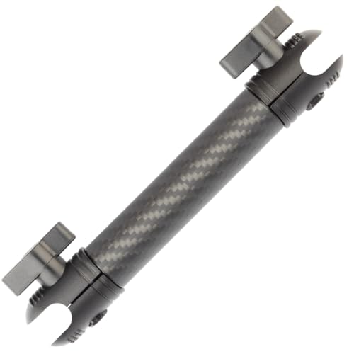 Bulletpoint Mounting Solutions Armaturenbrett-Halterung, 10 cm Arm, kompatibel mit iPhone und Android-Smartphones, passend für 20 mm Befestigungskugel (mattschwarze Kohlefaser) von Bulletpoint