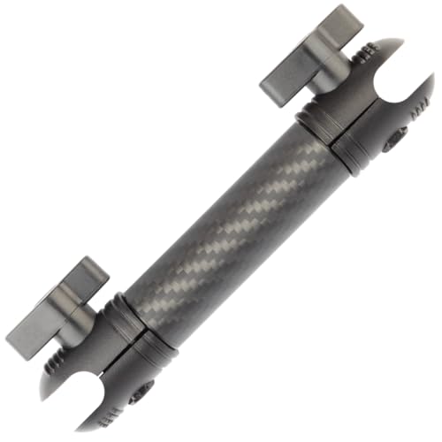 Bulletpoint Mounting Solutions Armaturenbrett-Halterung, 15 cm Arm, kompatibel mit iPhone und Android-Smartphones, passend für 20 mm Befestigungskugel (mattschwarze Kohlefaser) von Bulletpoint