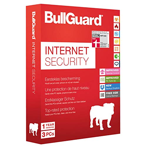 BullGuard compatible Internet Security + PC Tune Up, 1 Jahr - 3 PCs von Bullguard
