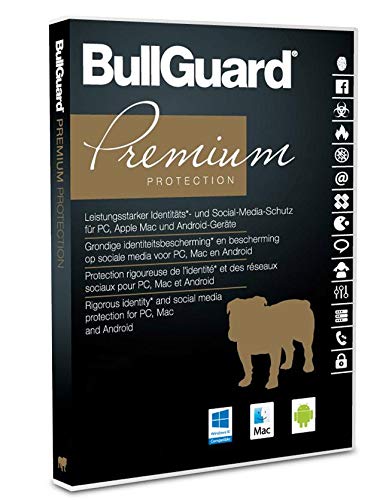 Bullguard Premium Protection 2021 / 2022 - 10 User / 1 Jahr - Download-Version für Windows Mac Android von Bullguard