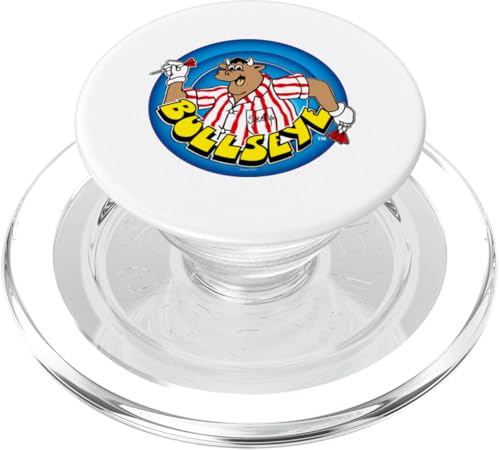 Bullseye Bully rot und weiß gestreift Vatertag PopSockets PopGrip für MagSafe Bullseye Bully rot und weiß gestreift Vatertag PopSockets PopGrip für MagSafe von Bullseye