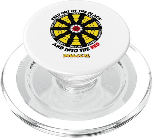 Bullseye Out of the Black Zitat Vatertag PopSockets PopGrip für MagSafe Bullseye Out of the Black Zitat Vatertag PopSockets PopGrip für MagSafe von Bullseye