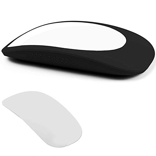 Bumdenuu Elastische StaubschutzhüLle für Mouse 1 und 2, Kratzfeste SilikonschutzhüLle (Schwarz) von Bumdenuu