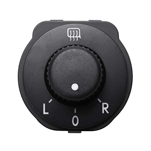 Bumdenuu Einstellknopf für Seitenspiegelschalter, Schwarz, Rotary, AUF-AUF-AN, Knopf von Bumdenuu