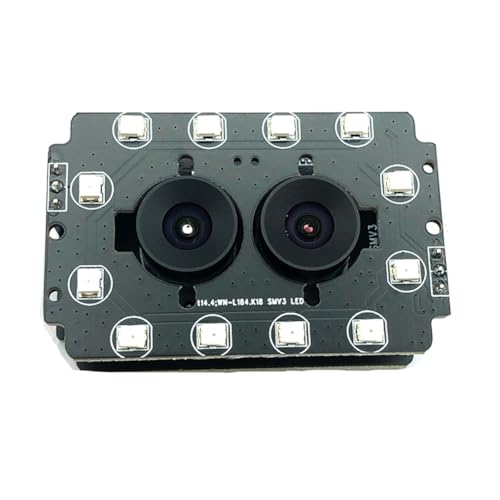 Bumiva 1080P-Kameramodul mit Doppelobjektiv, 2 MP, 30 FPS, 1920 X 1080P, Infrarot, Schwarzweiß, mit Digitalem Mikrofon für Maschinelles Sehen Bumiva 1080P-Kameramodul mit Doppelobjektiv, 2 MP, 30 FPS, 1920 X 1080P, Infrarot, Schwarzweiß, mit Digitalem Mikrofon für Maschinelles Sehen von Bumiva