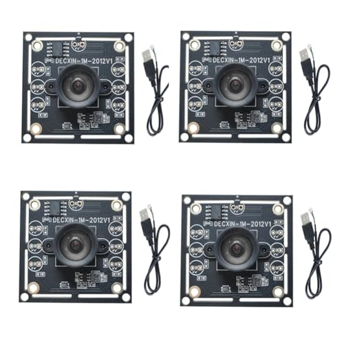 Bumiva 4PCS 100 Grad Kameramodul 1MP OV9732 1280x720 30fps USB-Kameramodul Treiberfrei für WinXP/7/8/10 mit 60cm Kabel Bumiva 4PCS 100 Grad Kameramodul 1MP OV9732 1280x720 30fps USB-Kameramodul Treiberfrei für WinXP/7/8/10 mit 60cm Kabel von Bumiva