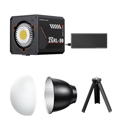 Bumiva 60 W Pro Tragbares LED-Videolicht COB Bi-Color Fotolicht 2800 K-7500 K für Livestreaming-Filmlicht EU-STECKER von Bumiva