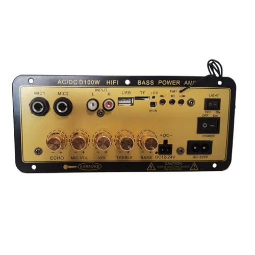 Bumiva D100W Bluetooth-Verstärkerplatine mit Optischem Audioeingang, HiFi-Karaoke-Verstärker, Heim-/Auto-Verstärkerplatine, EU-Stecker Bumiva D100W Bluetooth-Verstärkerplatine mit Optischem Audioeingang, HiFi-Karaoke-Verstärker, Heim-/Auto-Verstärkerplatine, EU-Stecker von Bumiva