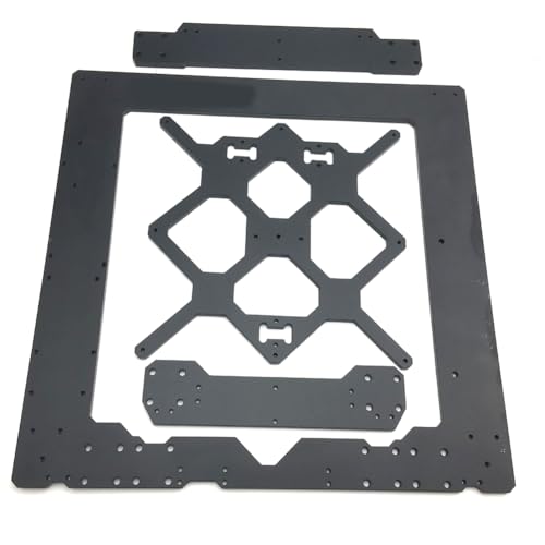 Bumiva Für Prusa I3 MK3 3D-Drucker Teile Aluminiumrahmen Aluminium Schwarzes Profil und Glattrohr-Set Ersatzteile Äußeres Rahmenset Bumiva Für Prusa I3 MK3 3D-Drucker Teile Aluminiumrahmen Aluminium Schwarzes Profil und Glattrohr-Set Ersatzteile Äußeres Rahmenset von Bumiva