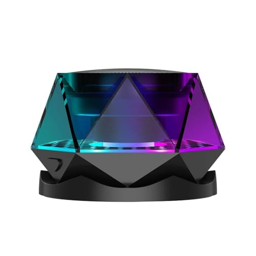 Bumiva Magnetischer Bluetooth-Lautsprecher mit LED, Tragbarer Kabelloser Mini-Subwoofer für Den Außenbereich, Stereo, Handy-Ständer Bumiva Magnetischer Bluetooth-Lautsprecher mit LED, Tragbarer Kabelloser Mini-Subwoofer für Den Außenbereich, Stereo, Handy-Ständer von Bumiva