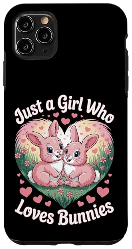 Just a Girl Who Loves Bunnies süßes Kaninchenherz Hülle für iPhone 11 Pro Max Just a Girl Who Loves Bunnies süßes Kaninchenherz Hülle für iPhone 11 Pro Max von Bunny Bunny Lovers