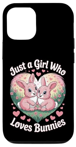 Just a Girl Who Loves Bunnies süßes Kaninchenherz Hülle für iPhone 12/12 Pro Just a Girl Who Loves Bunnies süßes Kaninchenherz Hülle für iPhone 12/12 Pro von Bunny Bunny Lovers
