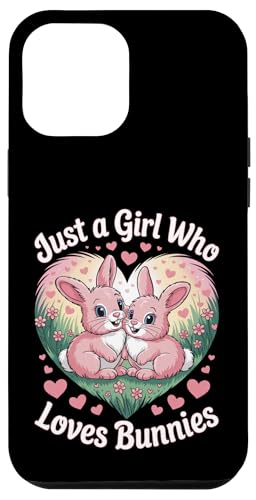 Just a Girl Who Loves Bunnies süßes Kaninchenherz Hülle für iPhone 12 Pro Max Just a Girl Who Loves Bunnies süßes Kaninchenherz Hülle für iPhone 12 Pro Max von Bunny Bunny Lovers