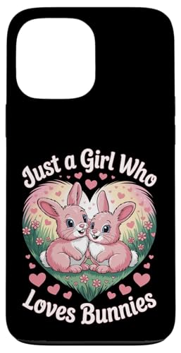 Just a Girl Who Loves Bunnies süßes Kaninchenherz Hülle für iPhone 13 Pro Max Just a Girl Who Loves Bunnies süßes Kaninchenherz Hülle für iPhone 13 Pro Max von Bunny Bunny Lovers