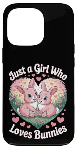 Just a Girl Who Loves Bunnies süßes Kaninchenherz Hülle für iPhone 13 Pro Just a Girl Who Loves Bunnies süßes Kaninchenherz Hülle für iPhone 13 Pro von Bunny Bunny Lovers
