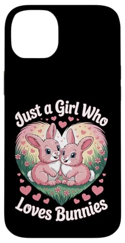 Just a Girl Who Loves Bunnies süßes Kaninchenherz Hülle für iPhone 14 Plus Just a Girl Who Loves Bunnies süßes Kaninchenherz Hülle für iPhone 14 Plus von Bunny Bunny Lovers