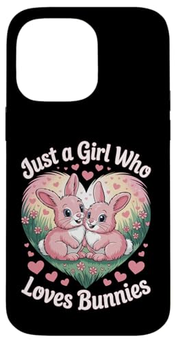 Just a Girl Who Loves Bunnies süßes Kaninchenherz Hülle für iPhone 14 Pro Max Just a Girl Who Loves Bunnies süßes Kaninchenherz Hülle für iPhone 14 Pro Max von Bunny Bunny Lovers