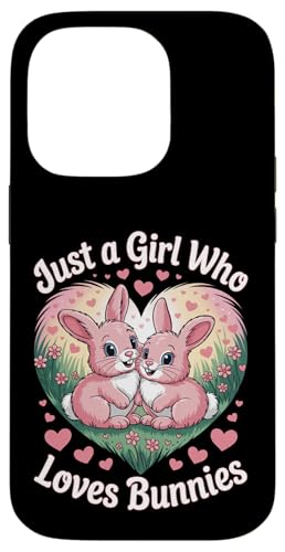 Just a Girl Who Loves Bunnies süßes Kaninchenherz Hülle für iPhone 14 Pro Just a Girl Who Loves Bunnies süßes Kaninchenherz Hülle für iPhone 14 Pro von Bunny Bunny Lovers
