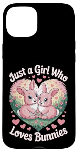 Just a Girl Who Loves Bunnies süßes Kaninchenherz Hülle für iPhone 15 Plus Just a Girl Who Loves Bunnies süßes Kaninchenherz Hülle für iPhone 15 Plus von Bunny Bunny Lovers