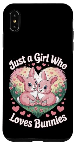 Just a Girl Who Loves Bunnies süßes Kaninchenherz Hülle für iPhone XS Max Just a Girl Who Loves Bunnies süßes Kaninchenherz Hülle für iPhone XS Max von Bunny Bunny Lovers