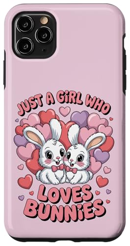 Nur ein Mädchen, das Hasen liebt Süßes Hasenpaar Hülle für iPhone 11 Pro Max Nur ein Mädchen, das Hasen liebt Süßes Hasenpaar Hülle für iPhone 11 Pro Max von Bunny Bunny Lovers