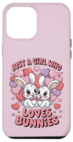 Nur ein Mädchen, das Hasen liebt Süßes Hasenpaar Hülle für iPhone 12 Pro Max Nur ein Mädchen, das Hasen liebt Süßes Hasenpaar Hülle für iPhone 12 Pro Max von Bunny Bunny Lovers