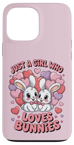 Nur ein Mädchen, das Hasen liebt Süßes Hasenpaar Hülle für iPhone 13 Pro Max Nur ein Mädchen, das Hasen liebt Süßes Hasenpaar Hülle für iPhone 13 Pro Max von Bunny Bunny Lovers