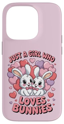 Nur ein Mädchen, das Hasen liebt Süßes Hasenpaar Hülle für iPhone 14 Pro Nur ein Mädchen, das Hasen liebt Süßes Hasenpaar Hülle für iPhone 14 Pro von Bunny Bunny Lovers