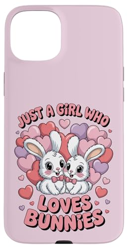 Nur ein Mädchen, das Hasen liebt Süßes Hasenpaar Hülle für iPhone 15 Plus Nur ein Mädchen, das Hasen liebt Süßes Hasenpaar Hülle für iPhone 15 Plus von Bunny Bunny Lovers