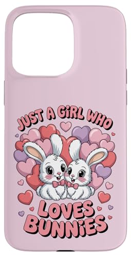 Nur ein Mädchen, das Hasen liebt Süßes Hasenpaar Hülle für iPhone 15 Pro Max von Bunny Bunny Lovers