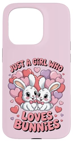 Nur ein Mädchen, das Hasen liebt Süßes Hasenpaar Hülle für iPhone 15 Pro Nur ein Mädchen, das Hasen liebt Süßes Hasenpaar Hülle für iPhone 15 Pro von Bunny Bunny Lovers