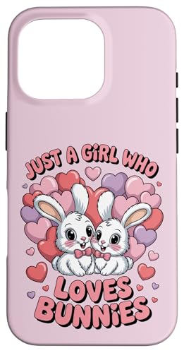 Nur ein Mädchen, das Hasen liebt Süßes Hasenpaar Hülle für iPhone 16 Pro Nur ein Mädchen, das Hasen liebt Süßes Hasenpaar Hülle für iPhone 16 Pro von Bunny Bunny Lovers