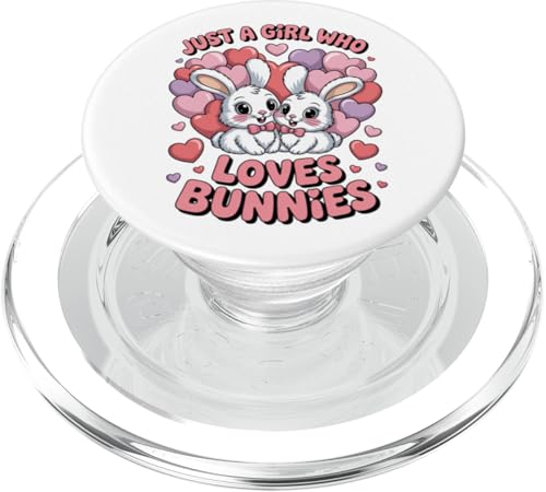 Nur ein Mädchen, das Hasen liebt Süßes Hasenpaar PopSockets PopGrip für MagSafe Nur ein Mädchen, das Hasen liebt Süßes Hasenpaar PopSockets PopGrip für MagSafe von Bunny Bunny Lovers